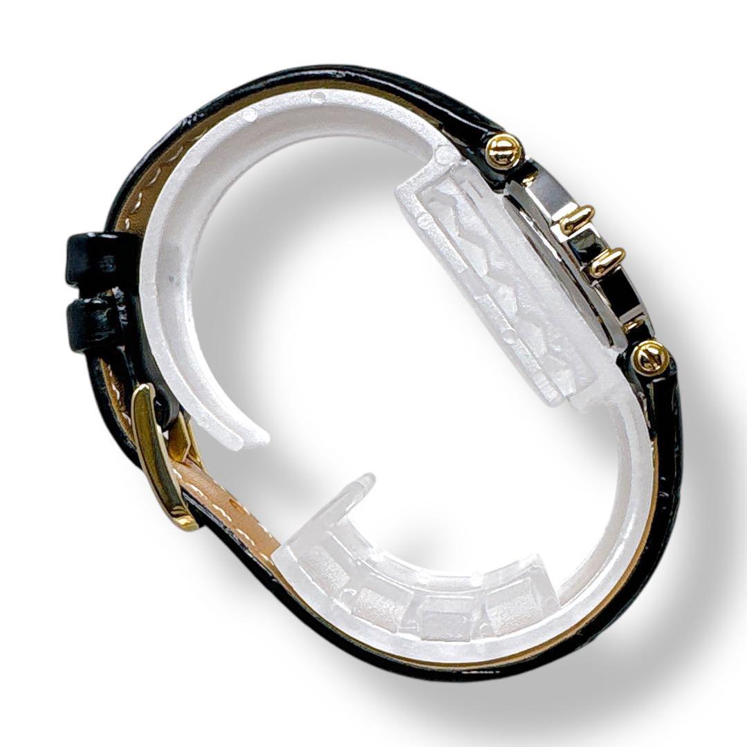 オメガ コンステレーション ミニ K18 革ベルト クォーツ レディース 腕時計