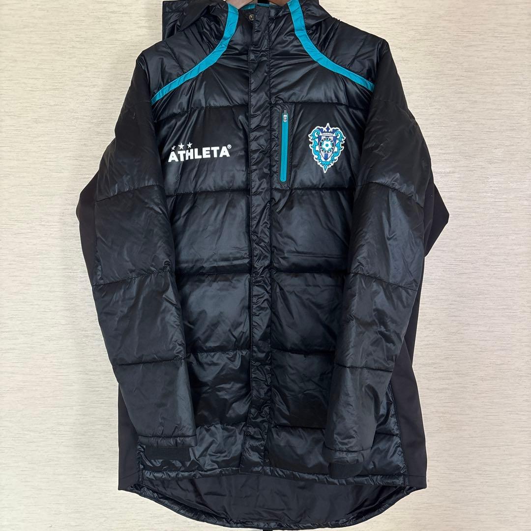 最終値下げ！【アビスパ福岡】アスレタ ハーフコート上下〈Lサイズ〉