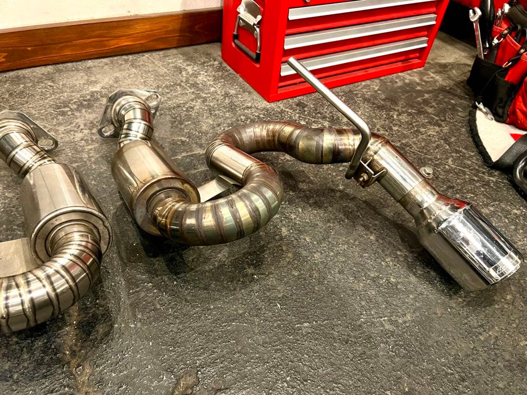 スカイライン　ckv36 Flash exhaust system エビ管