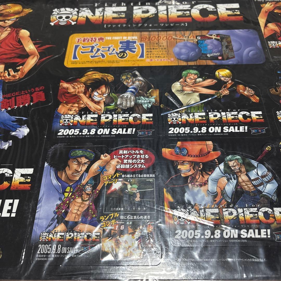ps2 ワンピース　店頭　販促　ポップ　非売品　 カットアウト
