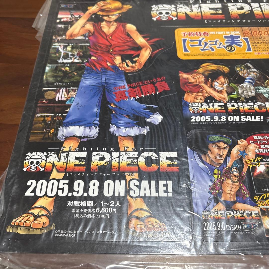 ps2 ワンピース　店頭　販促　ポップ　非売品　 カットアウト
