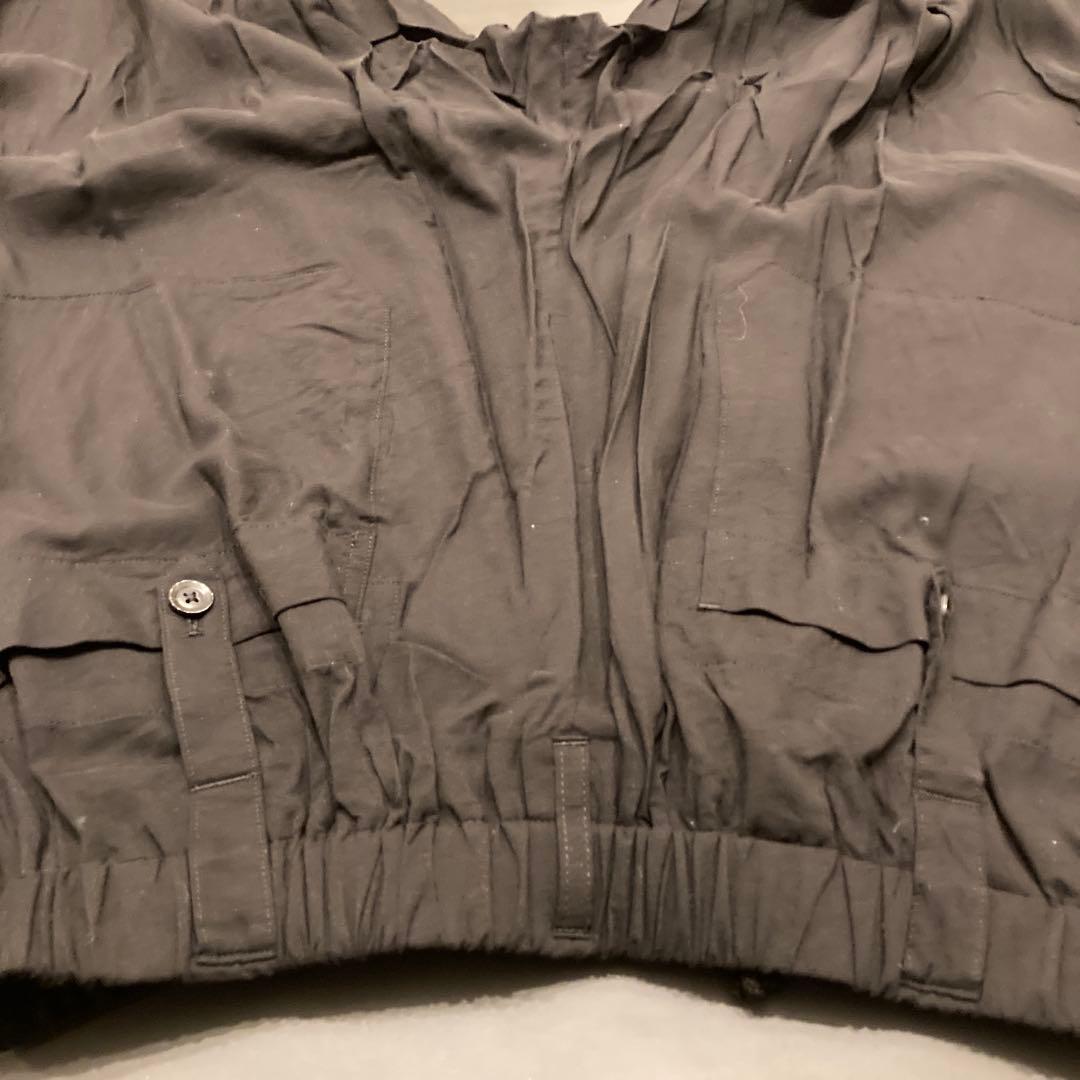 ヨウジヤマモト黒 サルエルパンツ ゴムウエスト