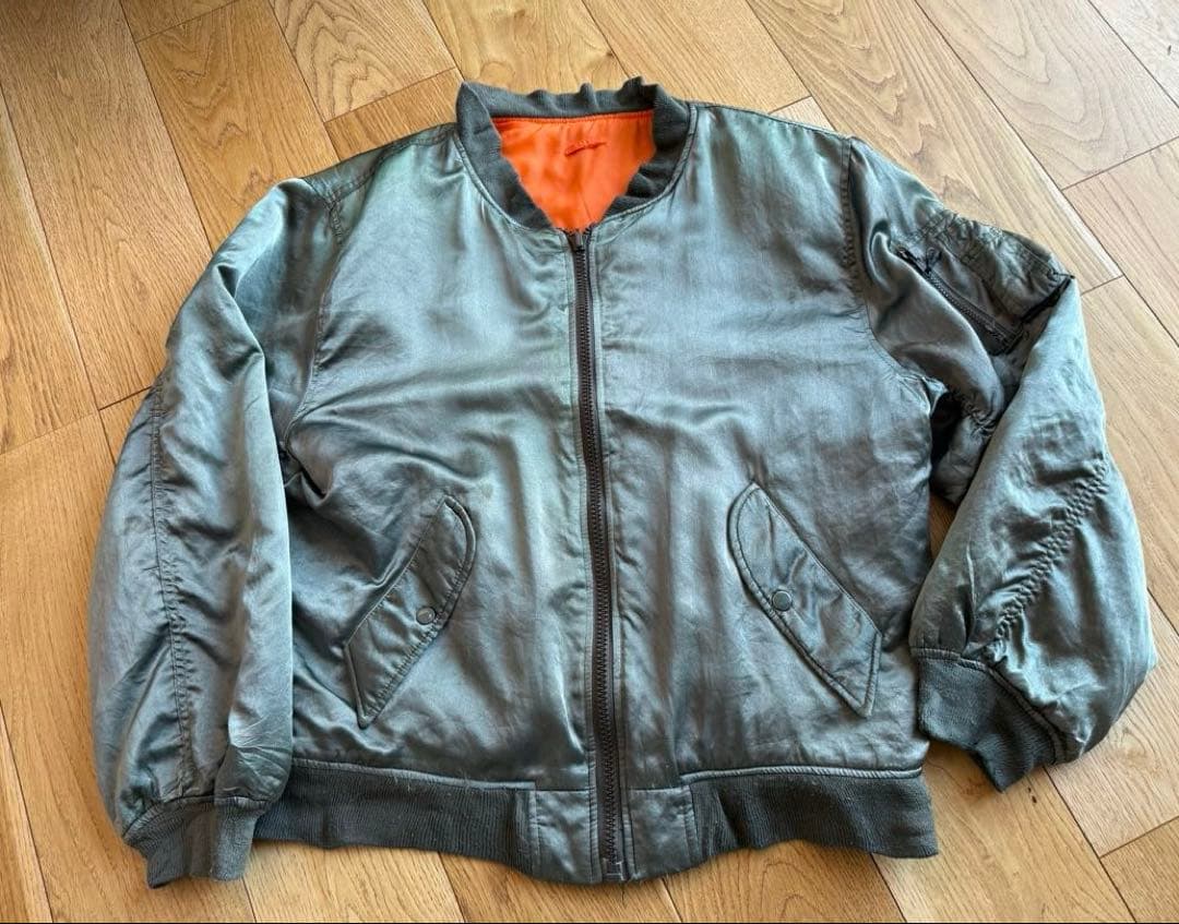 【希少】US AIR FORCE 83s MA-1フライトジャケット古着