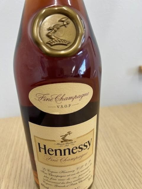 ヘネシー VSOP ファインシャンパーニュ スリムボトル クリアボトル