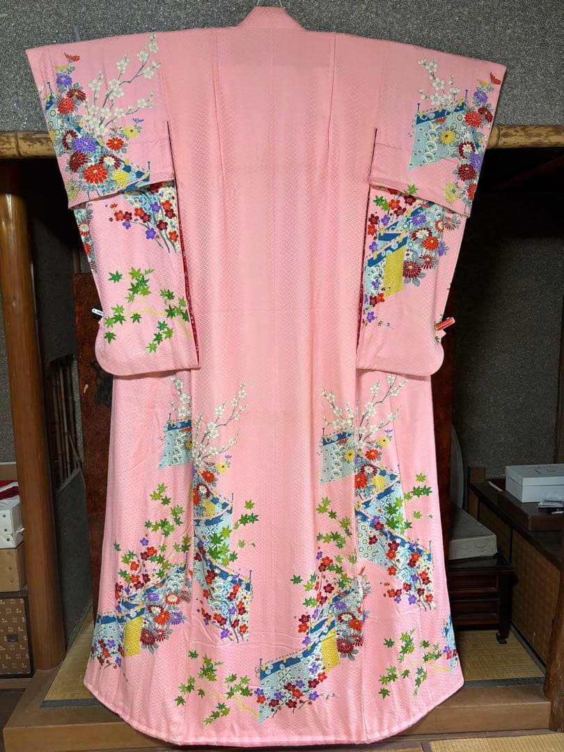 舞妓衣裳・正絹裾引き(舞台用)日舞・お芝居などに