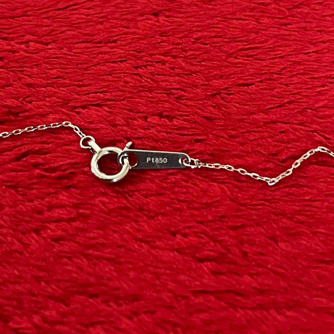 新品Pt850 プラチナ チェーン ネックレス レディース 40cm