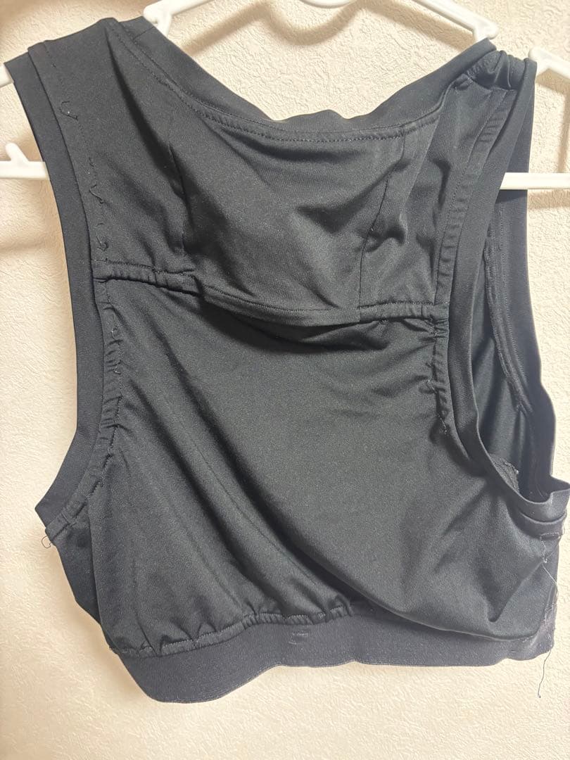 Knows ノースリーブクロップトップ ブラック２着