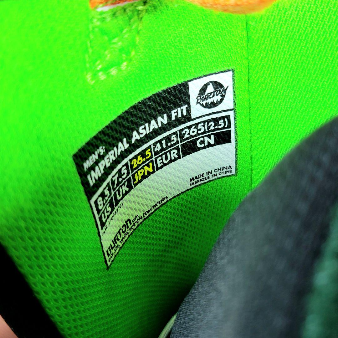 【美品】バートン　26.5㌢スノボブーツ　インペリアル 　アジアンフィット