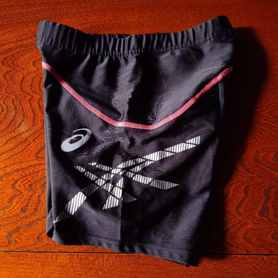 asics 肩バランスレーシングシャツ＆ハムストリングタイツ