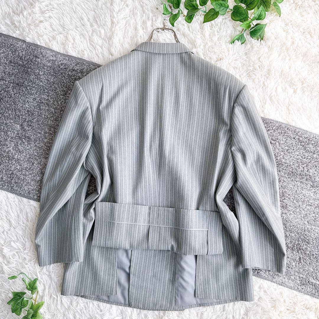 当時物　オールド　YSL イヴサンローラン セットアップ　スーツ　ダブル　グレー