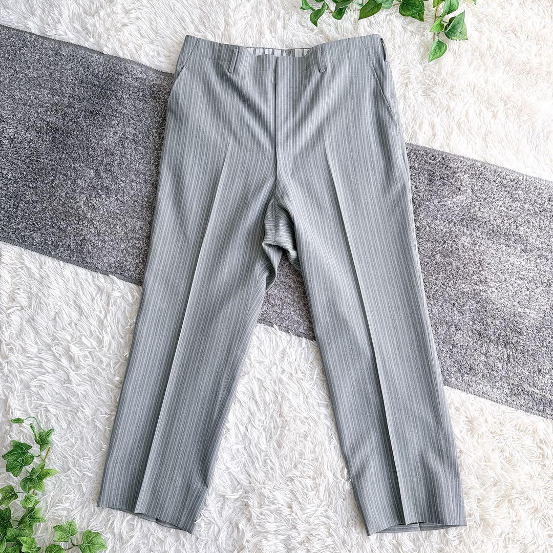 当時物　オールド　YSL イヴサンローラン セットアップ　スーツ　ダブル　グレー