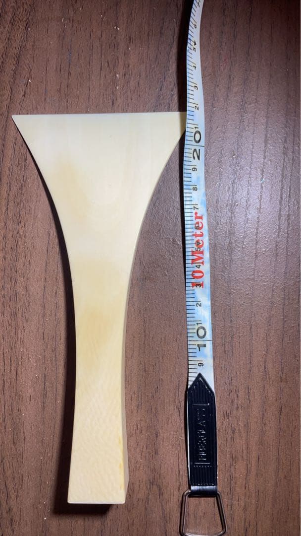 三味線 撥（バチ） 糸巻き8本　象牙調　黒檀