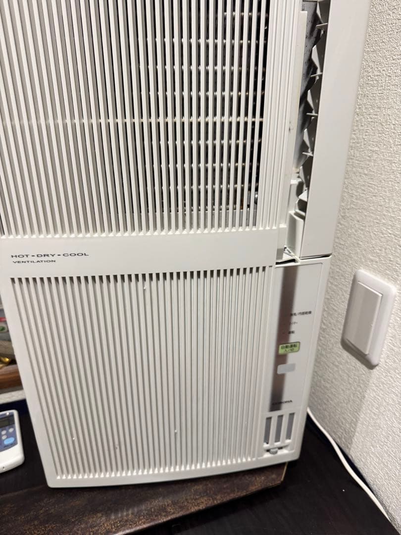 CORONA 冷暖房兼用　窓用エアコンCWH-A1821-WS 冷房、暖房、乾燥