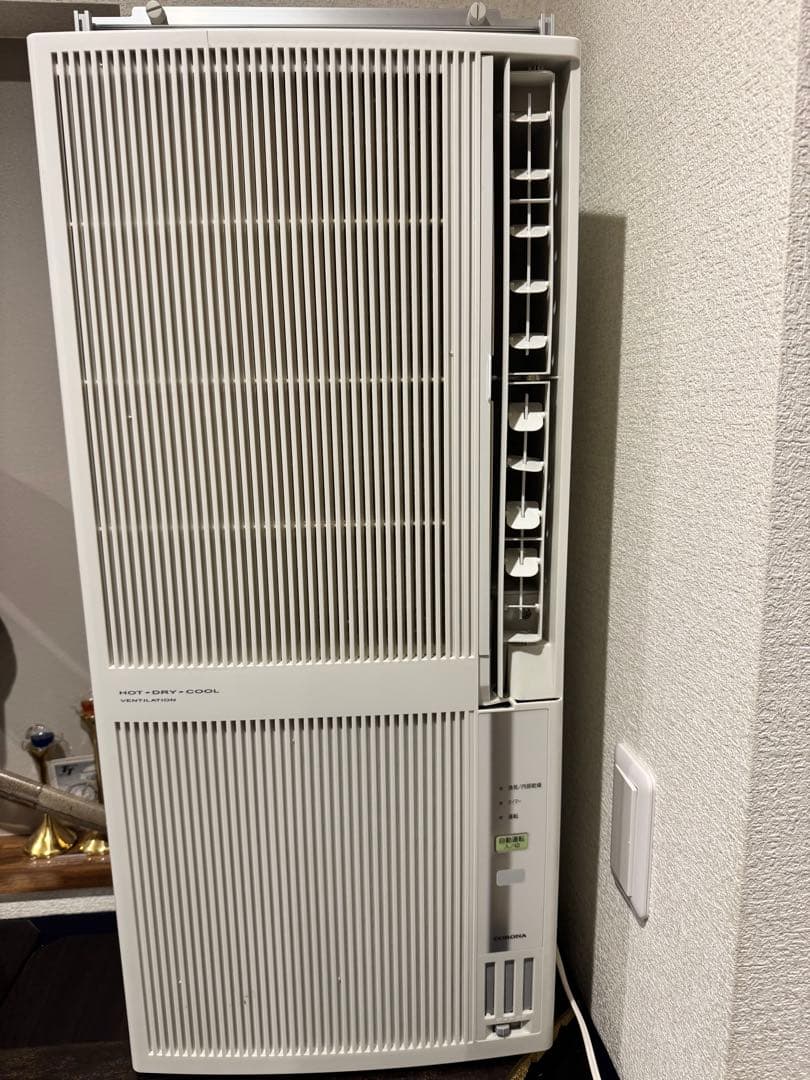CORONA 冷暖房兼用　窓用エアコンCWH-A1821-WS 冷房、暖房、乾燥