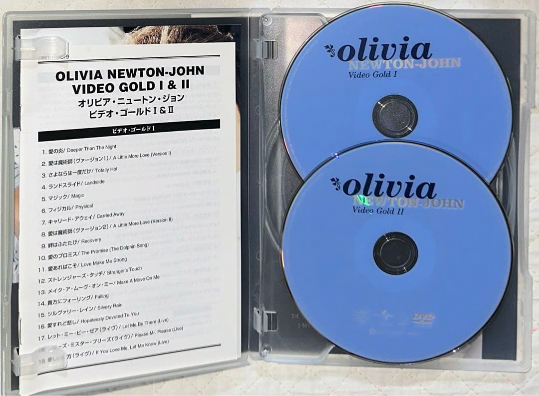 オリビア・ニュートン・ジョン/ビデオ・ゴールドⅠ&Ⅱ〈2枚組〉