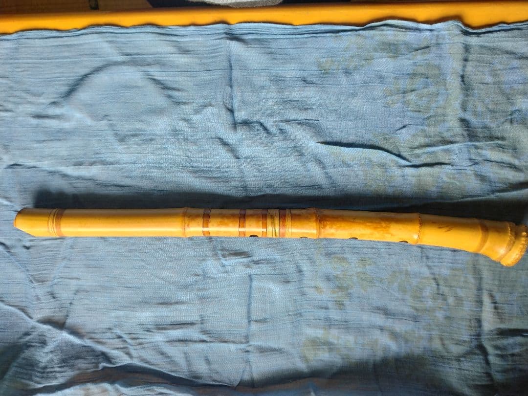 竹製 尺八 本体 一尺九寸