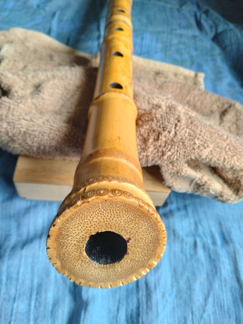 竹製 尺八 本体 一尺九寸