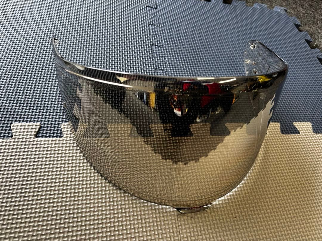 SHOEI X-Fifteen、Z-8 用ミラーシールド　ピンロックシート付き