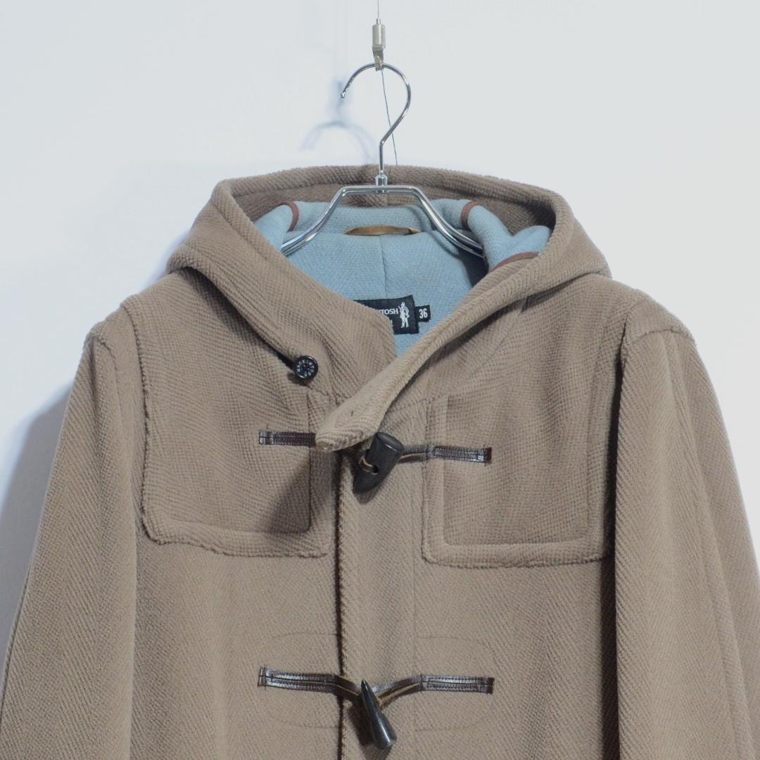 超希少極上品 ムーアブルック マッキントッシュ ダッフルコート トープ 36