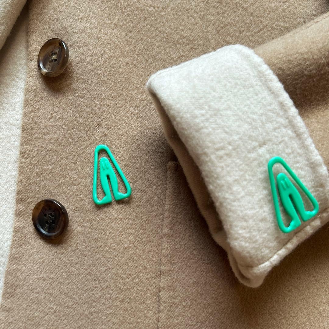 歳末セール‼️DAKS ウールコート ベージュ&アイボリー 暖かくて上品 40