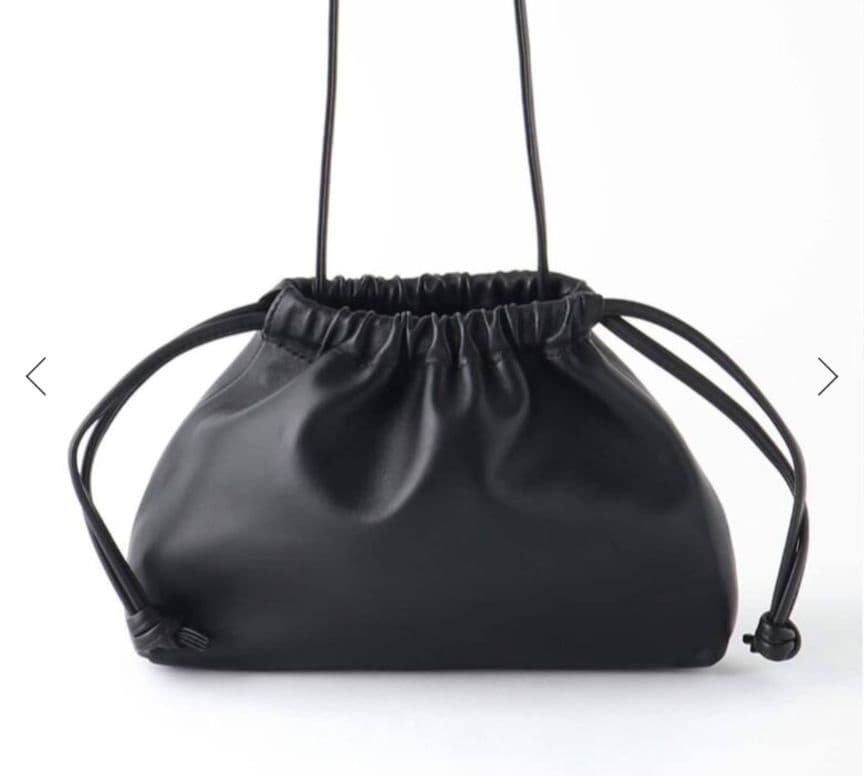 【新品未使用】Deuxieme Classe セルリ レザーポーチ　ブラック