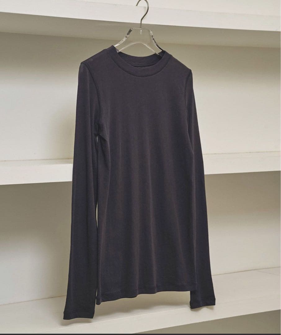 ハイゲージロングTシャツ ブルー