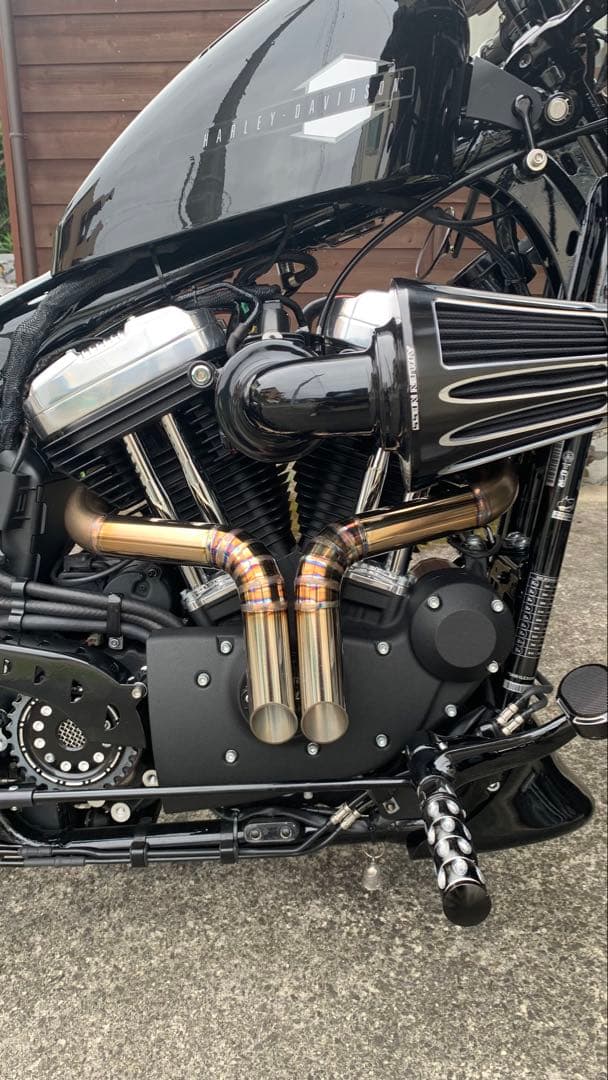 Yパイプマフラー(ハーレーダビットソンスポーツスター)