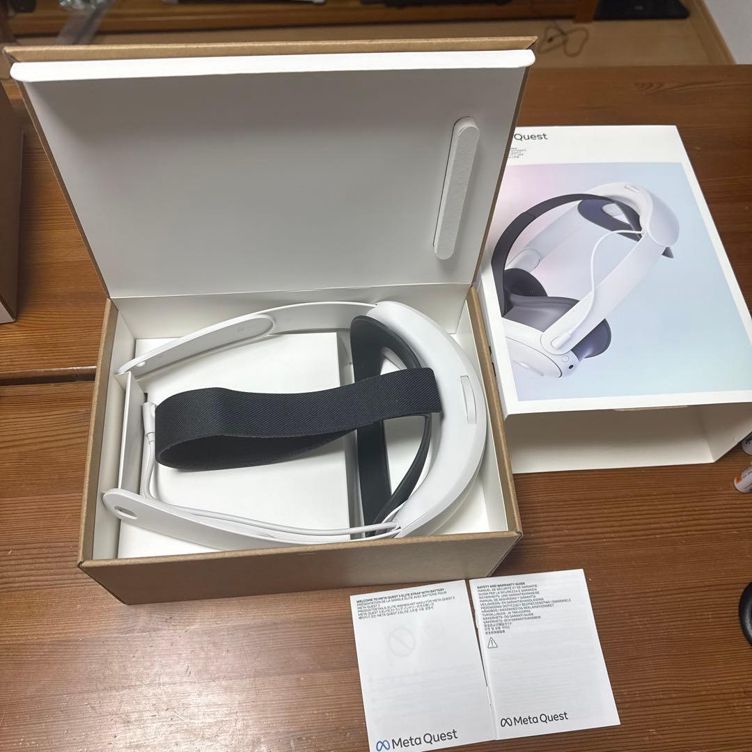 メタクエスト3(512GB)＋Elite ストラップバッテリー付き