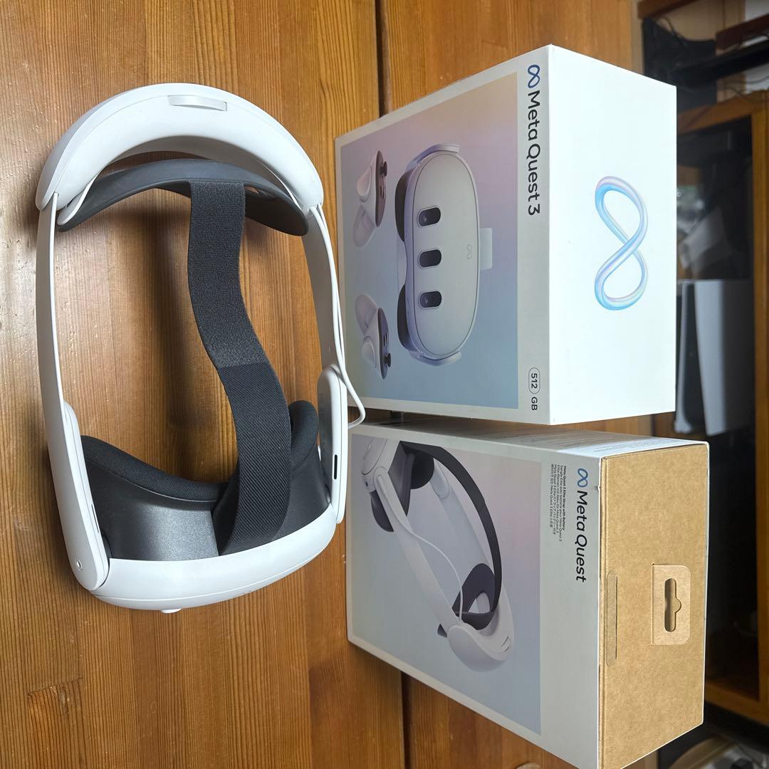 メタクエスト3(512GB)＋Elite ストラップバッテリー付き