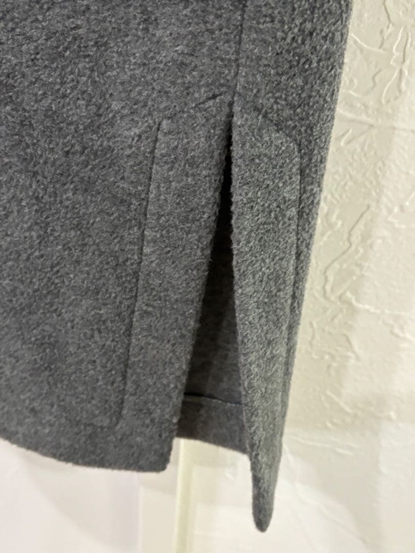 週末セール❗️ポテチーノ　さえら　グレー　ロングベスト　ロングジレ