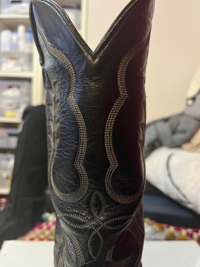 R*A様 トニーラマTony Lama刺繍ウエスタンブーツ91/2