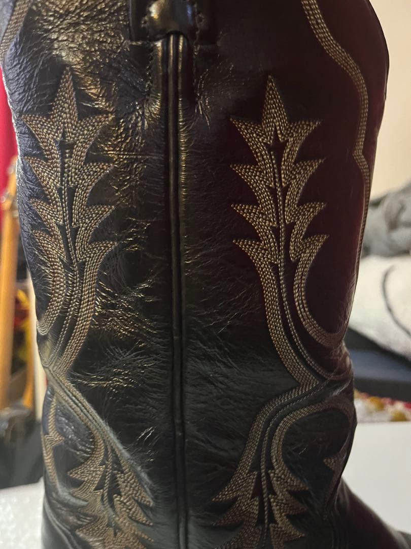 R*A様 トニーラマTony Lama刺繍ウエスタンブーツ91/2