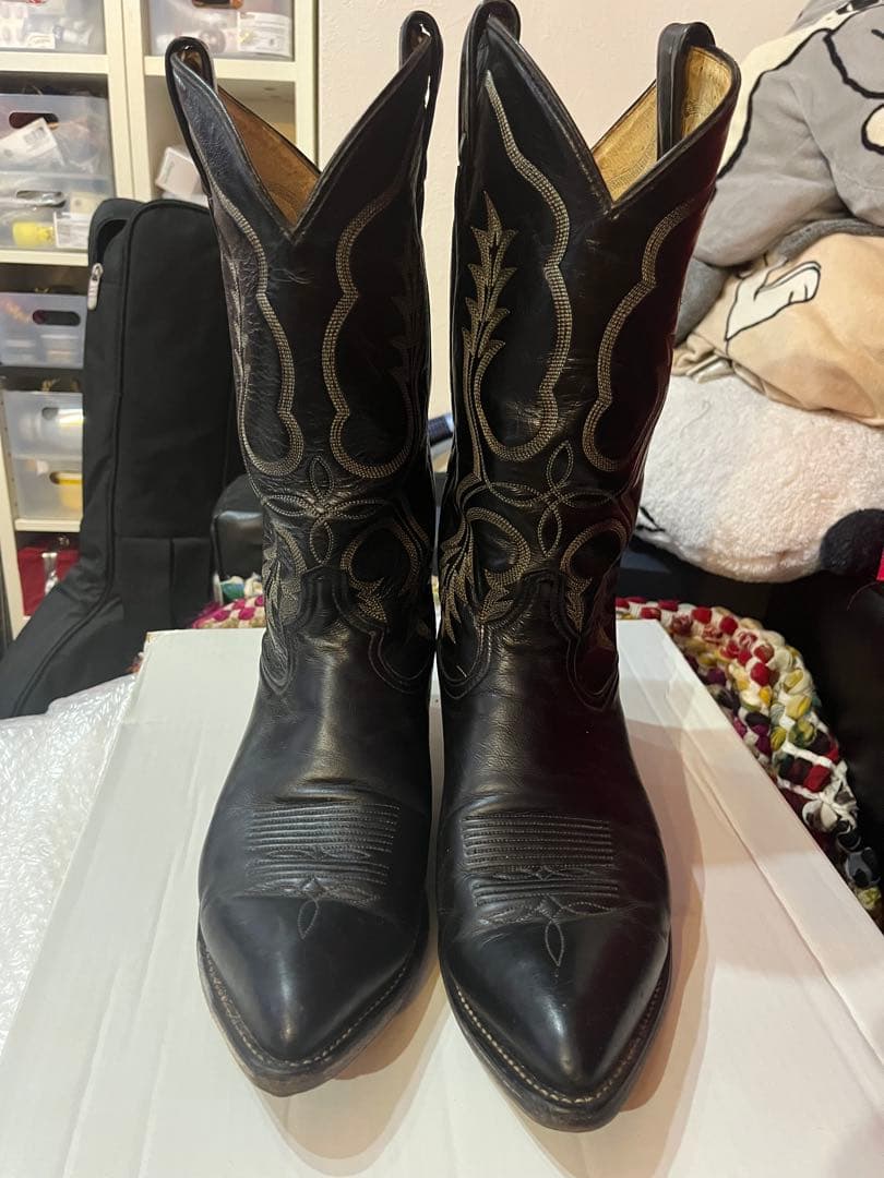 R*A様 トニーラマTony Lama刺繍ウエスタンブーツ91/2