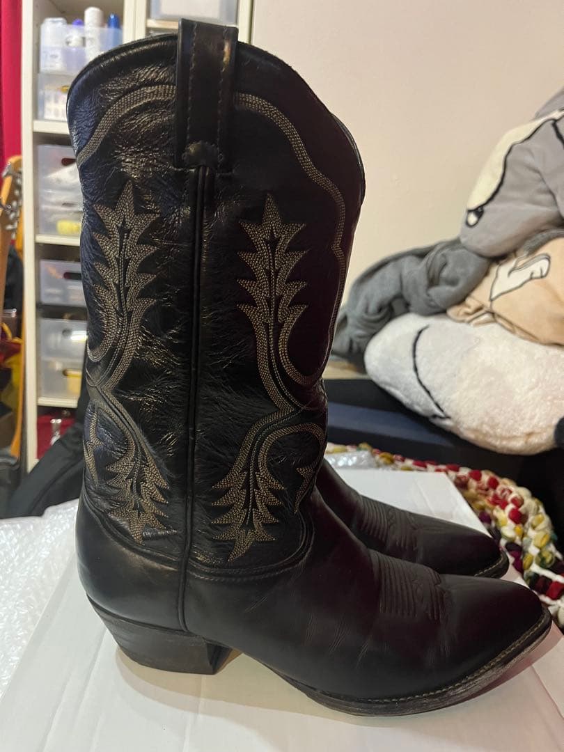 R*A様 トニーラマTony Lama刺繍ウエスタンブーツ91/2