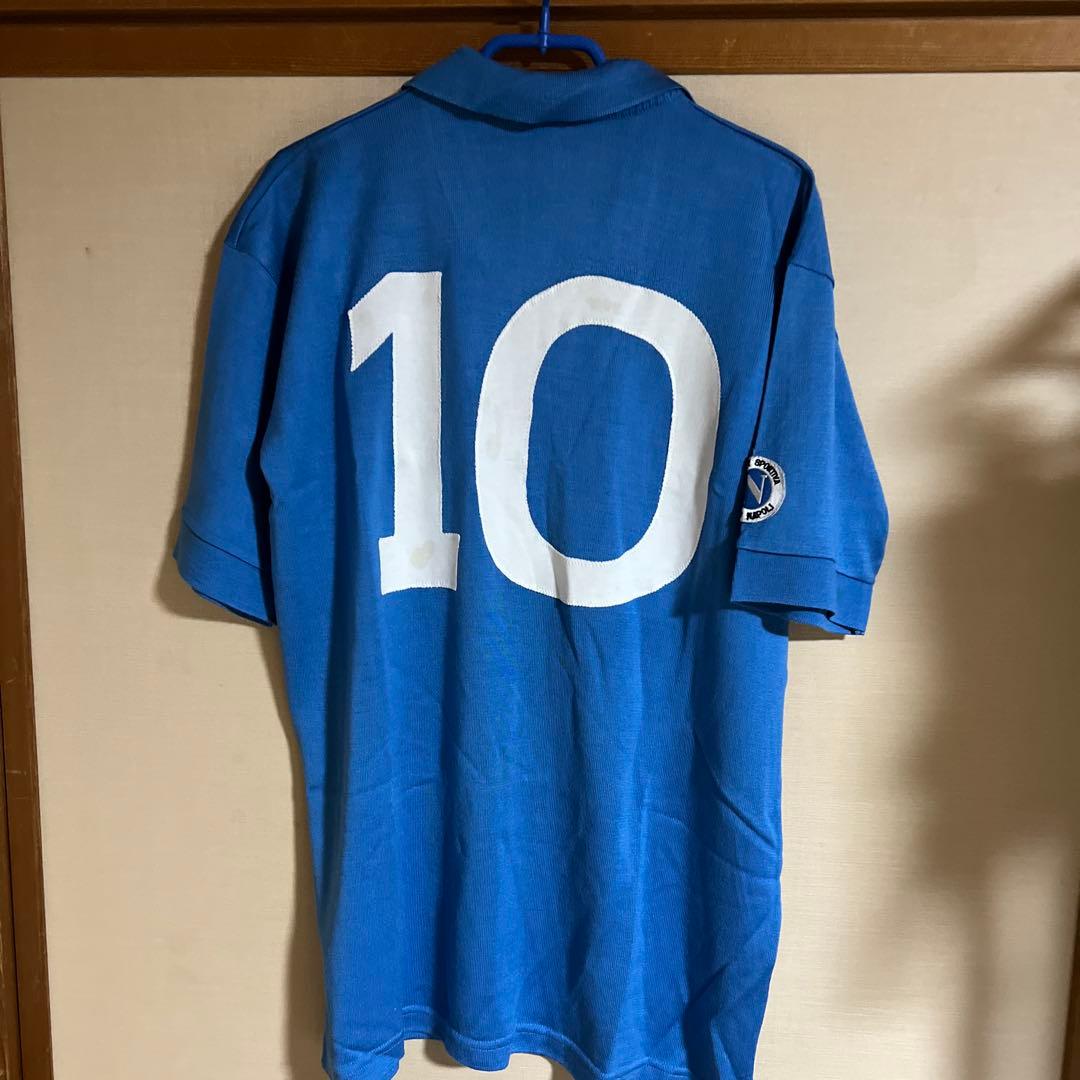 カ*ー様 ナポリ　マラドーナ　復刻版ユニフォーム　ウェア　エネーレアルゼンチンイ