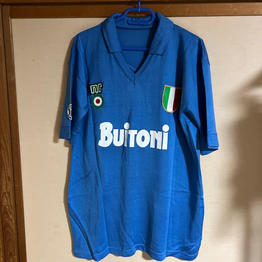 カ*ー様 ナポリ　マラドーナ　復刻版ユニフォーム　ウェア　エネーレアルゼンチンイ