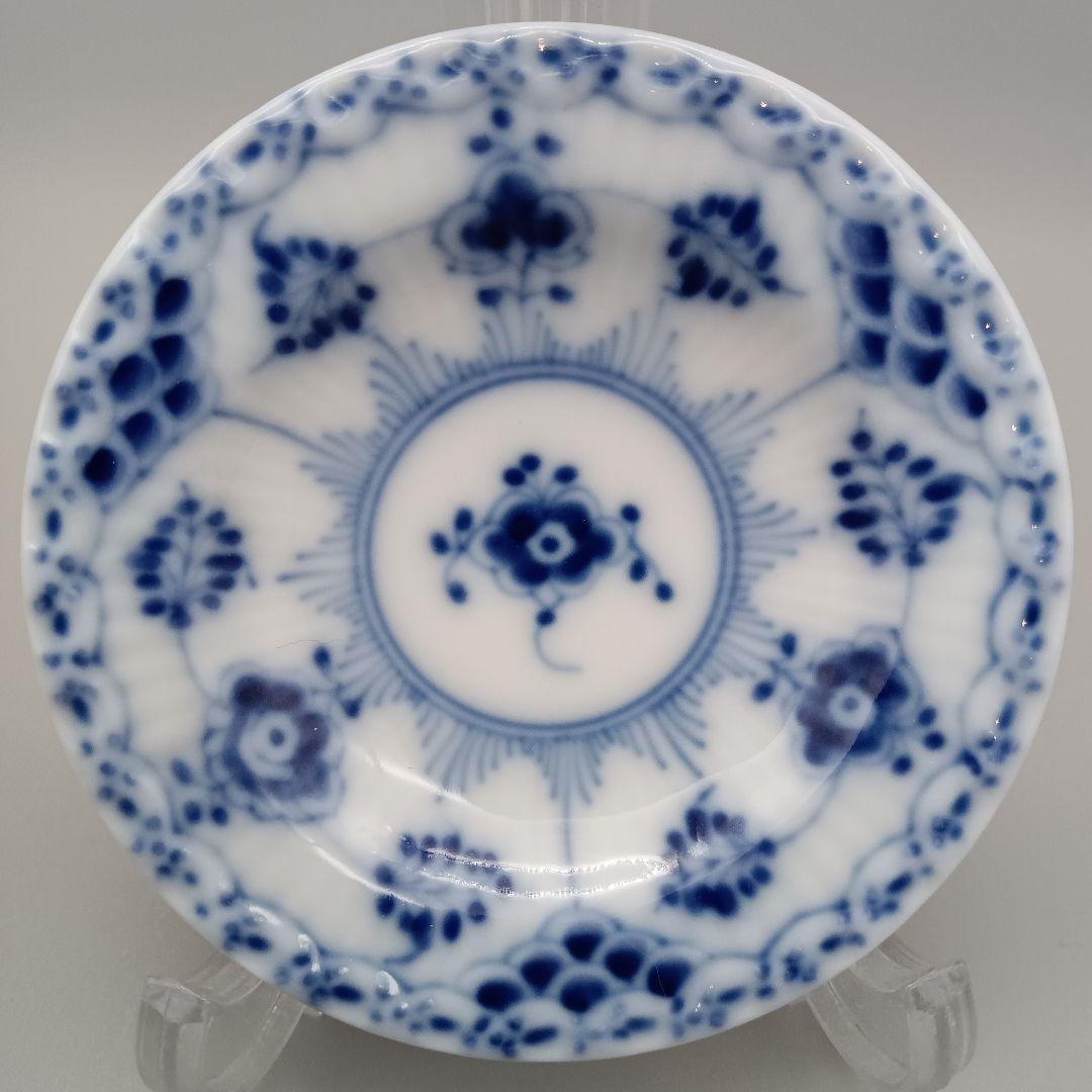 ロイヤルコペンハーゲン ブルーフルーテッド ミニプレート バタープレート 3点