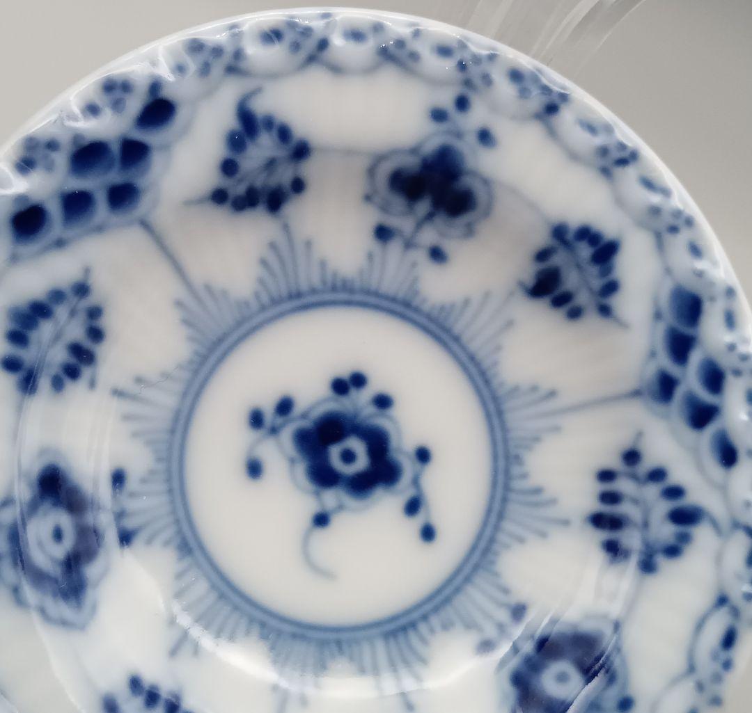 ロイヤルコペンハーゲン ブルーフルーテッド ミニプレート バタープレート 3点