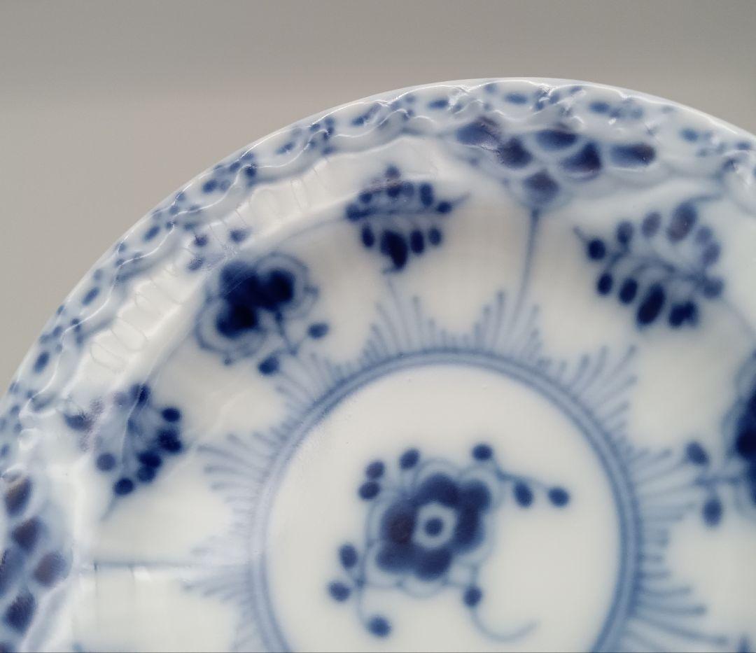 ロイヤルコペンハーゲン ブルーフルーテッド ミニプレート バタープレート 3点