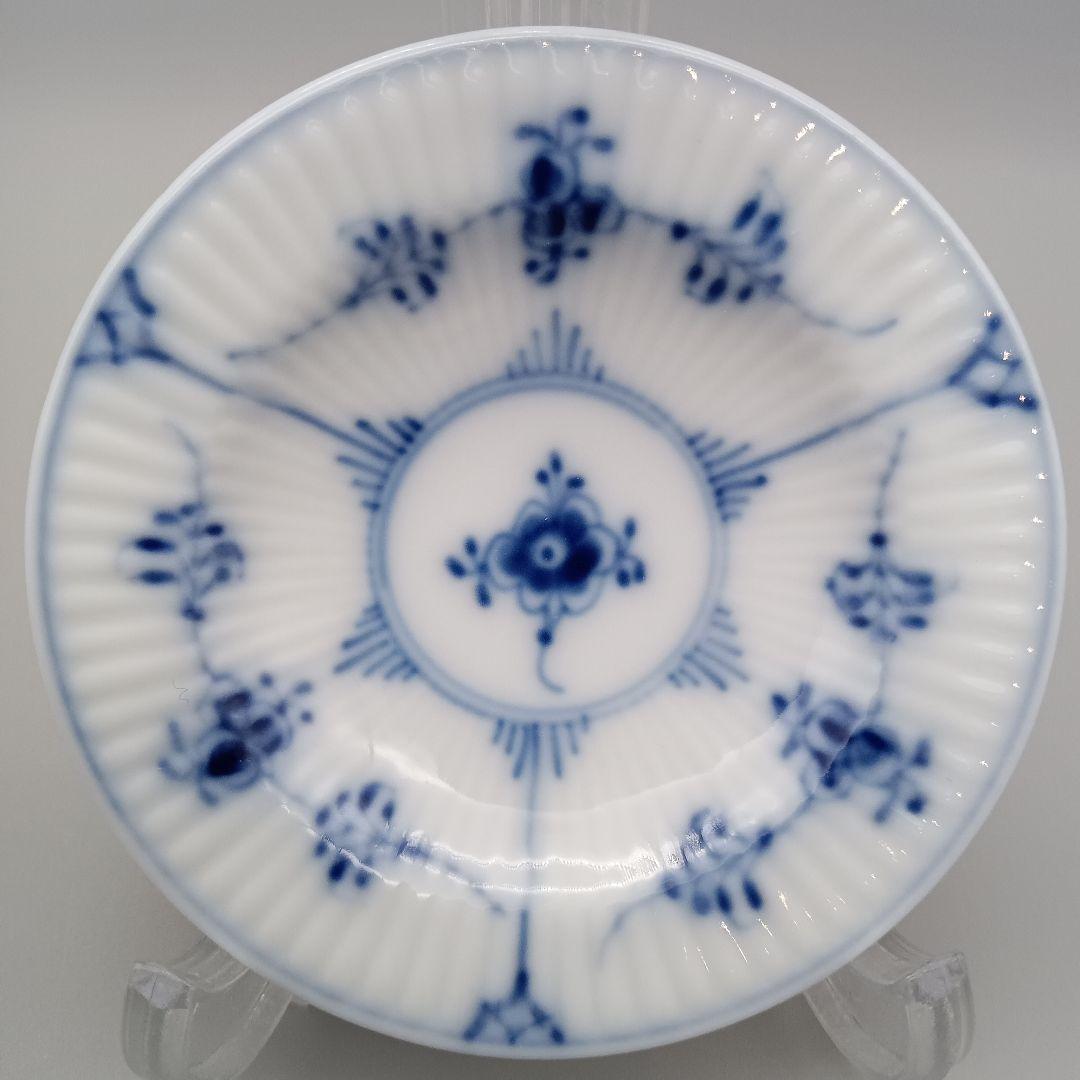 ロイヤルコペンハーゲン ブルーフルーテッド ミニプレート バタープレート 3点