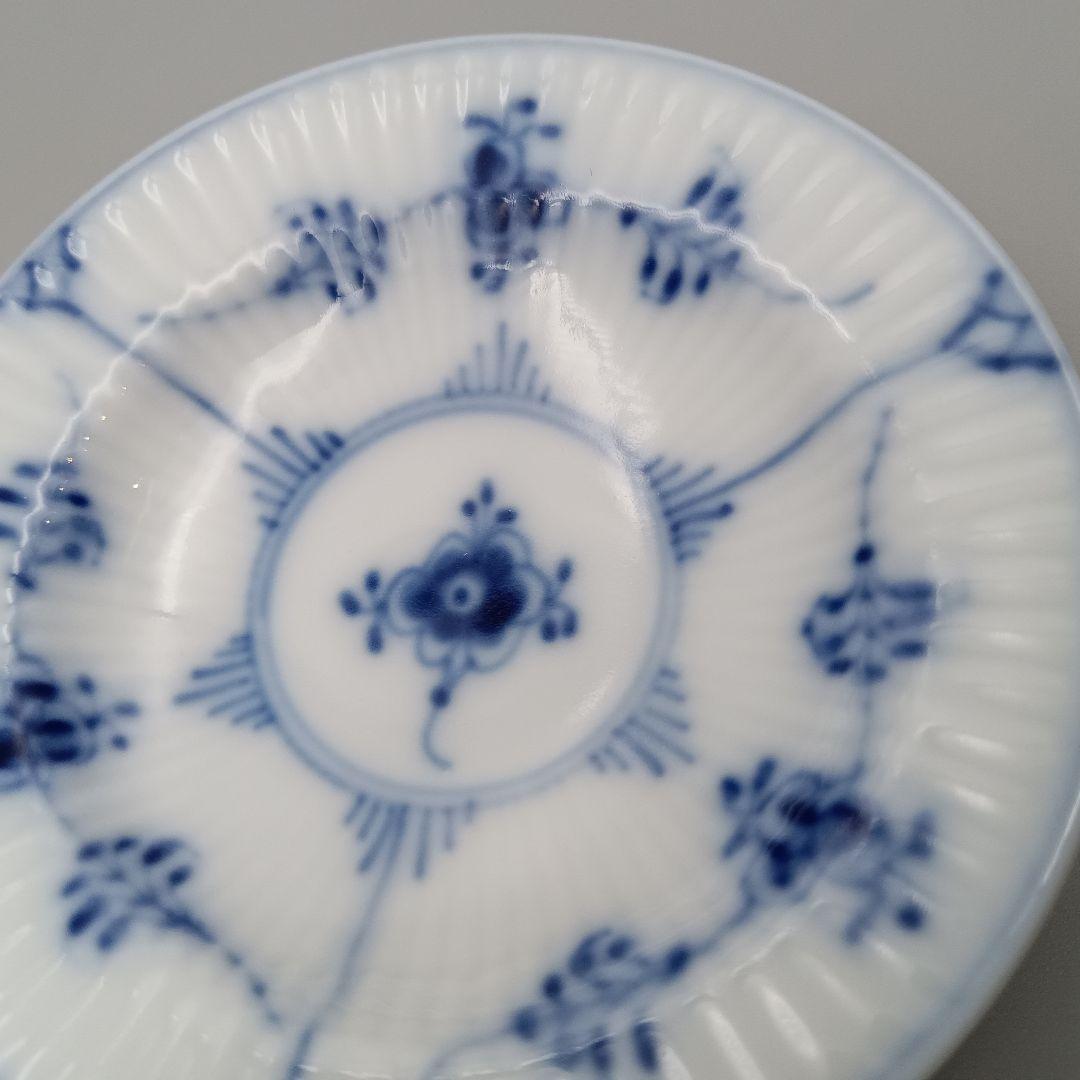 ロイヤルコペンハーゲン ブルーフルーテッド ミニプレート バタープレート 3点