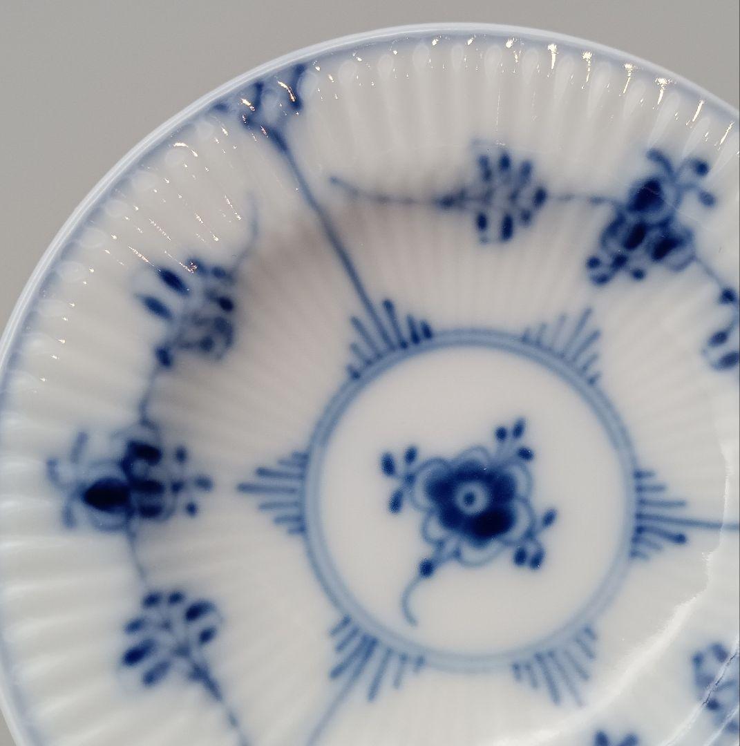 ロイヤルコペンハーゲン ブルーフルーテッド ミニプレート バタープレート 3点