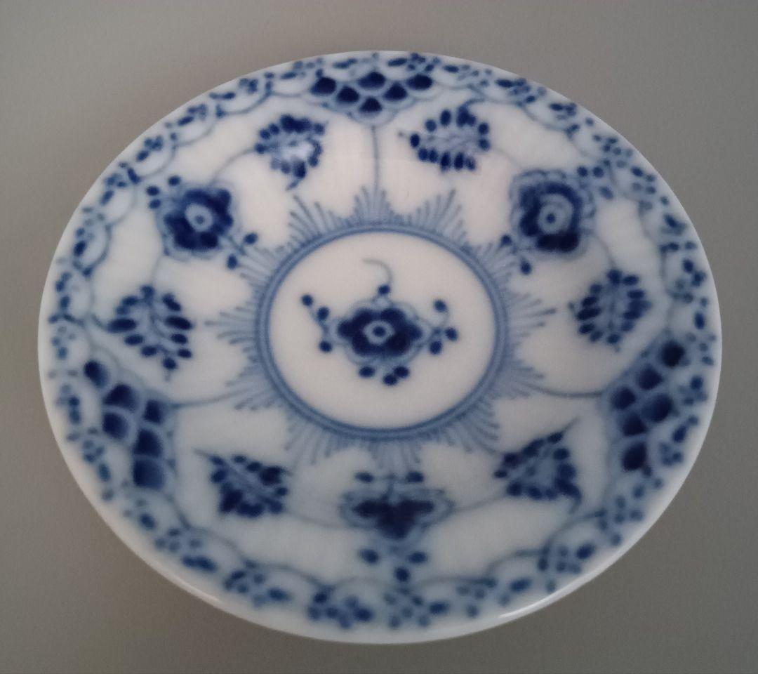 ロイヤルコペンハーゲン ブルーフルーテッド ミニプレート バタープレート 3点