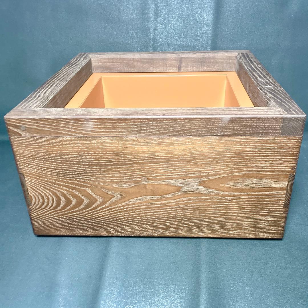 【美品✨】桑 置炉 炉壇 コード穴 紙箱 茶道 お茶