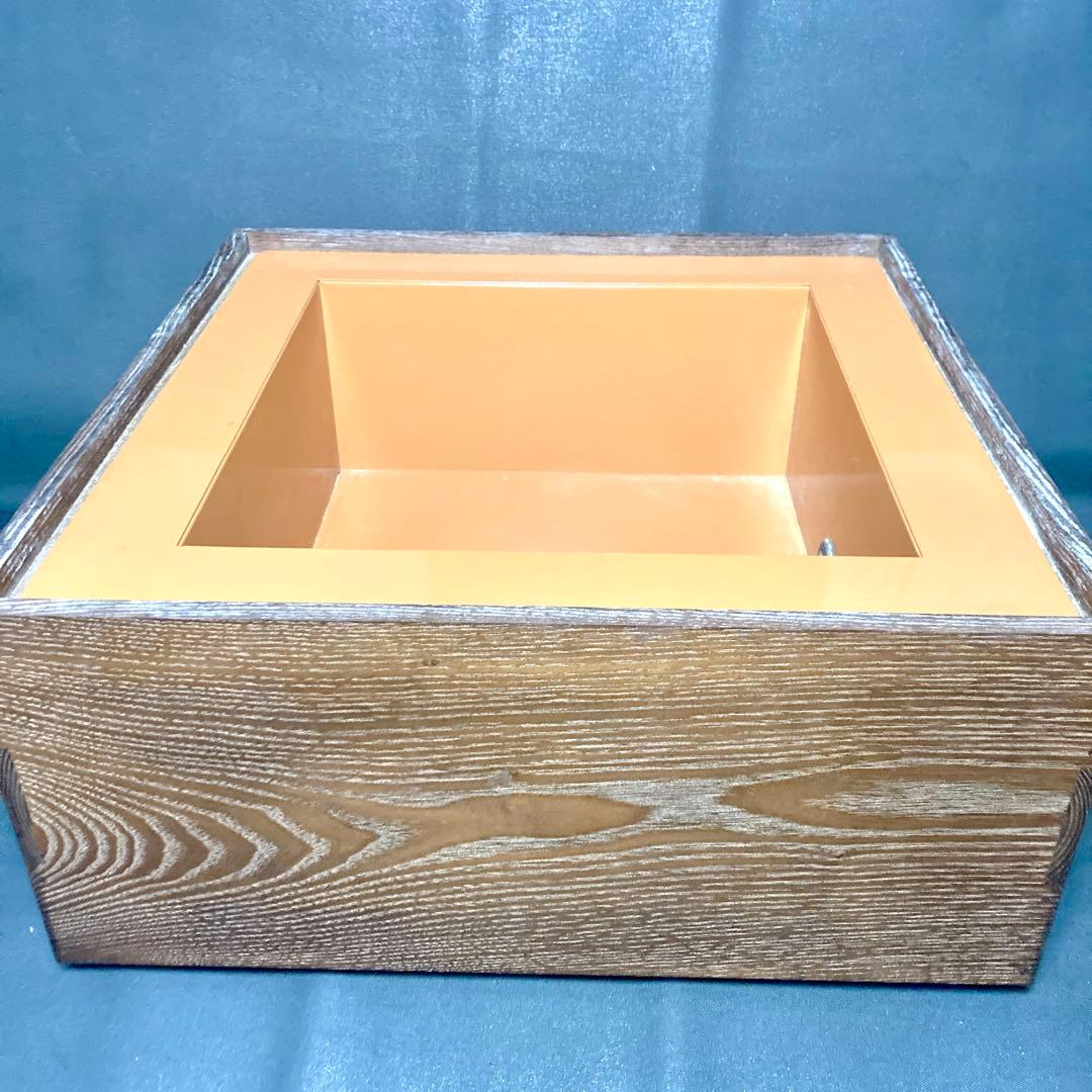 【美品✨】桑 置炉 炉壇 コード穴 紙箱 茶道 お茶