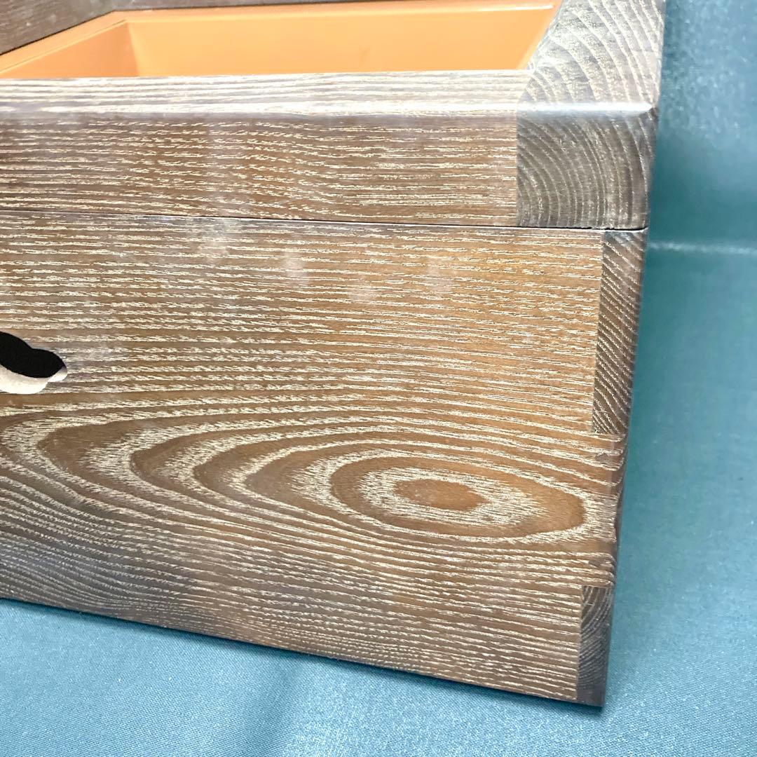 【美品✨】桑 置炉 炉壇 コード穴 紙箱 茶道 お茶