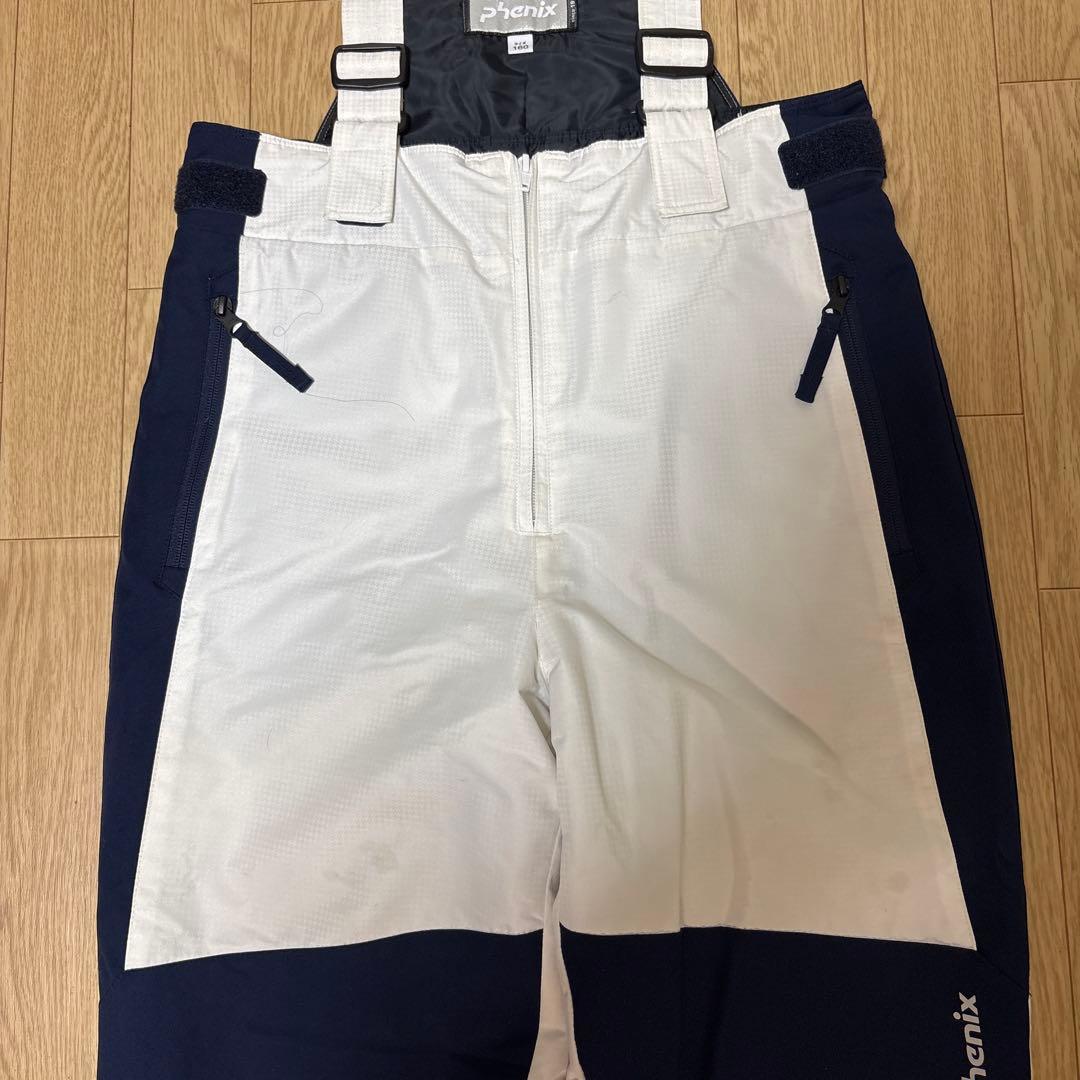 Phenix スキーウェア ホワイト/ネイビー　サイズ160(145〜165)