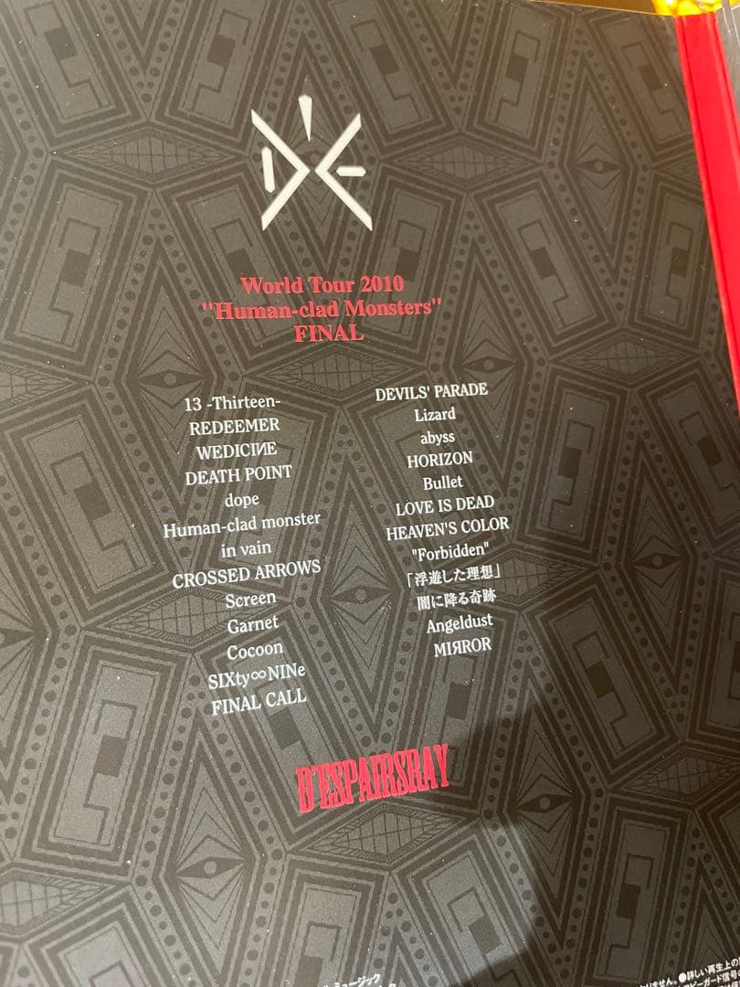DespairsRay World Tour DVD V系　ヴィジュアル系　廃盤