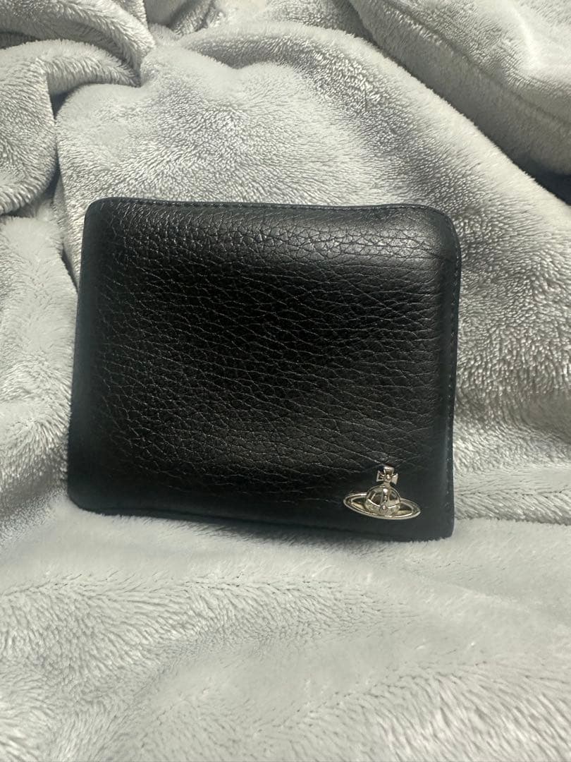 ヴィヴィアンウエストウッド レザー 二つ折り財布 メンズ