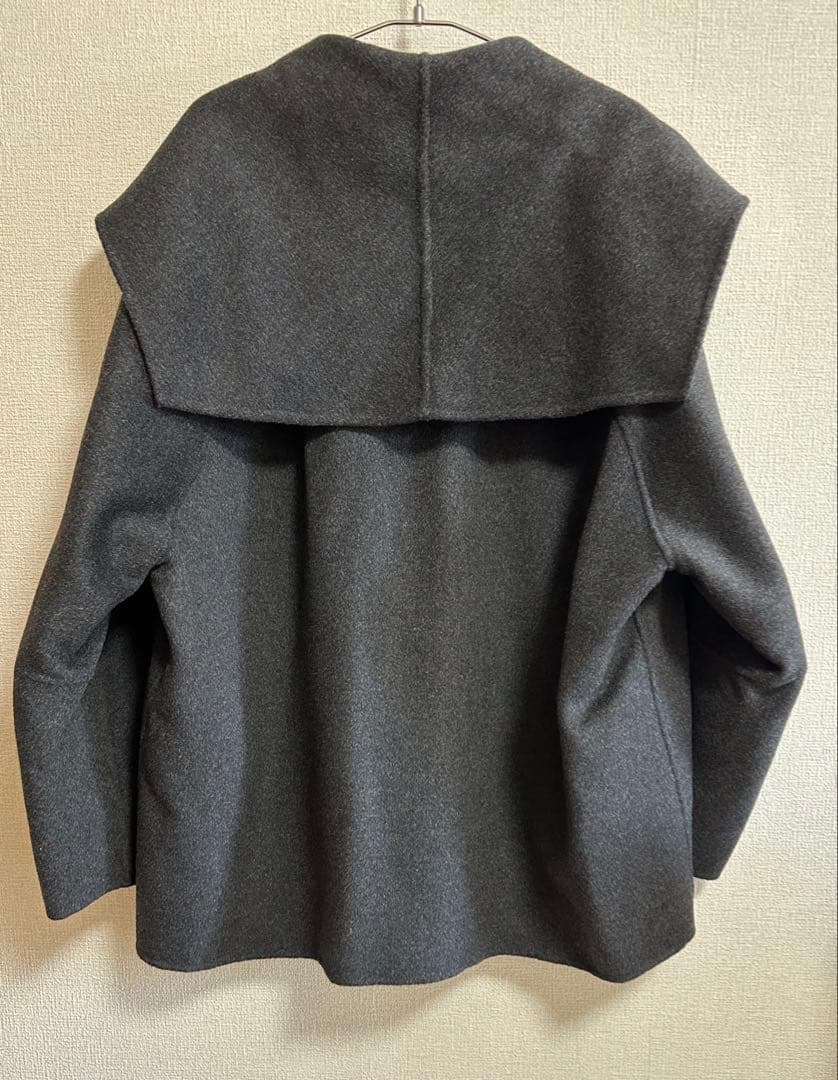 Plage ハミルトン DRAPE MIDDLE コート 38 グレーA
